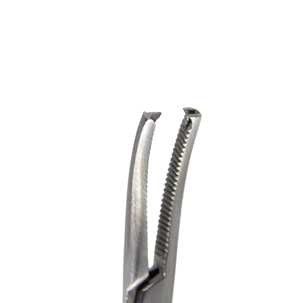 Pinça Hemostática Hartmann, curva, com dente, 10,0cm - Ortocir ...