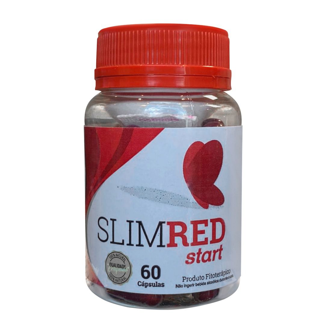 Slim Red Start - 60 Cápsulas - Só Naturais - Produtos Fitoterápicos