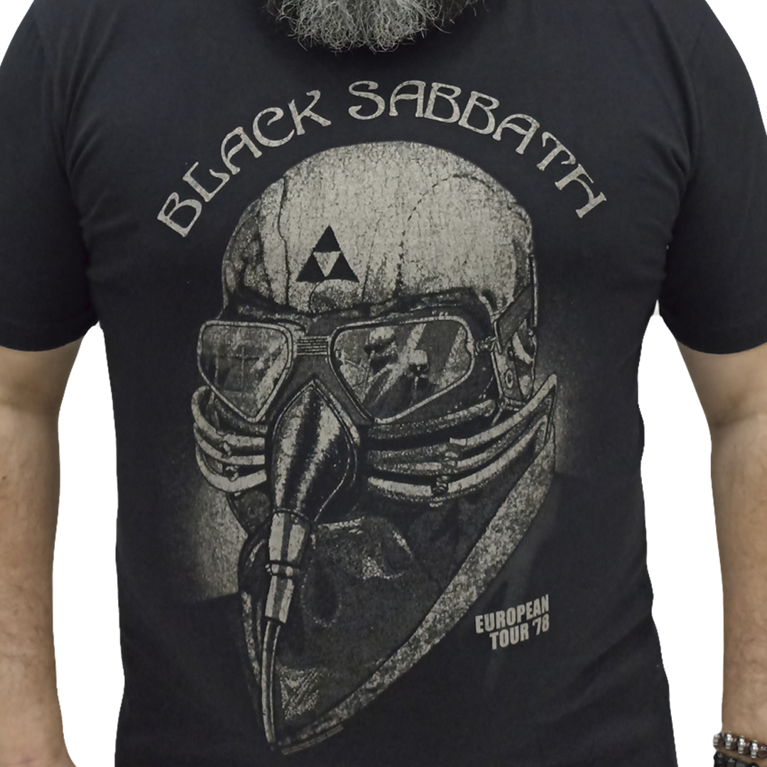 Camiseta Black Sabbath Tour 1978 - Véio do Rock
