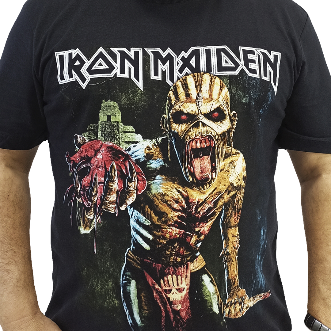 Camiseta Iron Maiden Book Of Souls - Véio do Rock