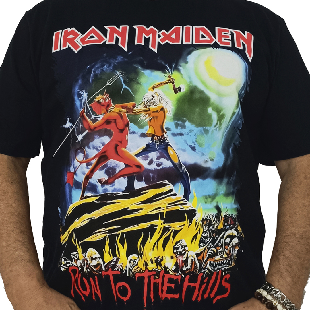 IRON MAIDEN Run To The Hills Tシャツ Mサイズ Amazon | Iron Maiden T Shirt Run To The Hills Band Logo 公式
