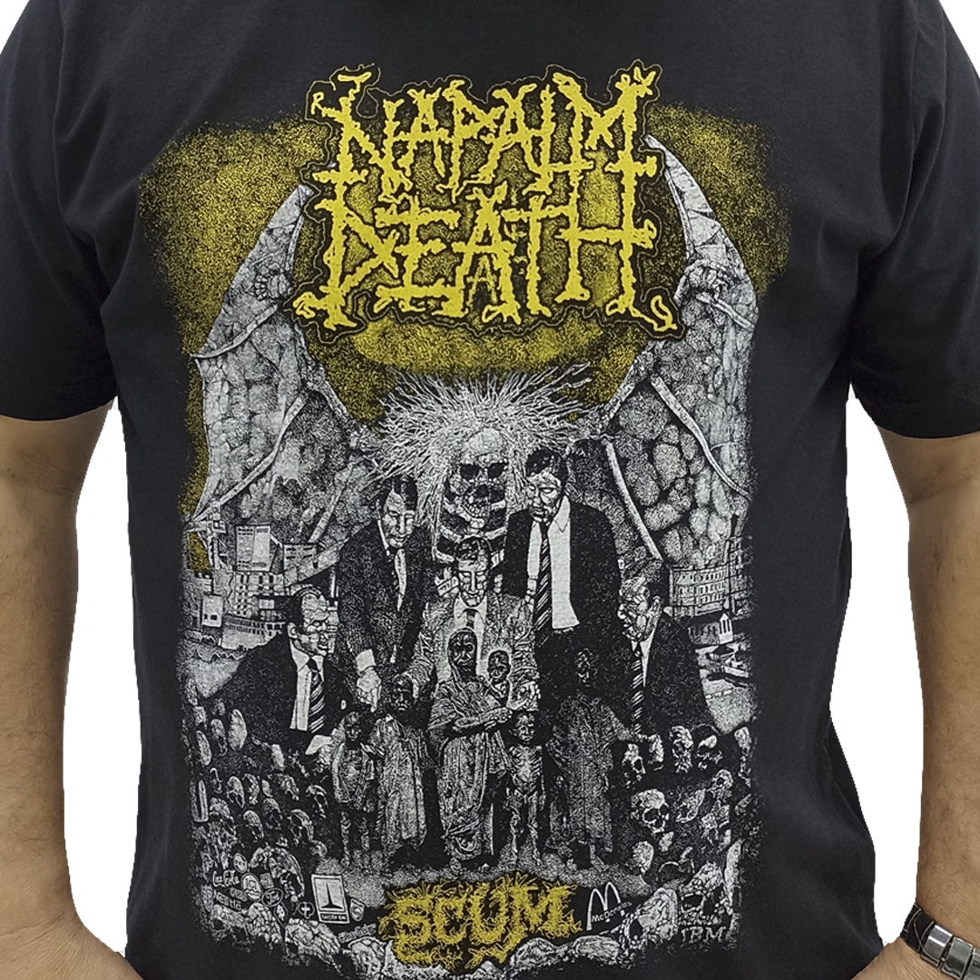 Camiseta Napalm Death - Véio do Rock