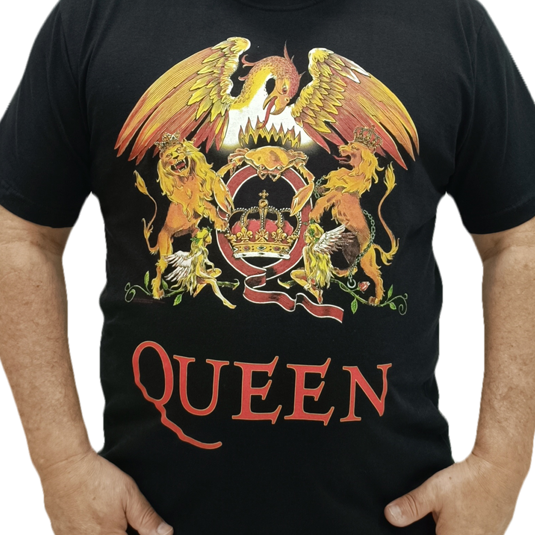 Camiseta Logo Queen - Véio do Rock