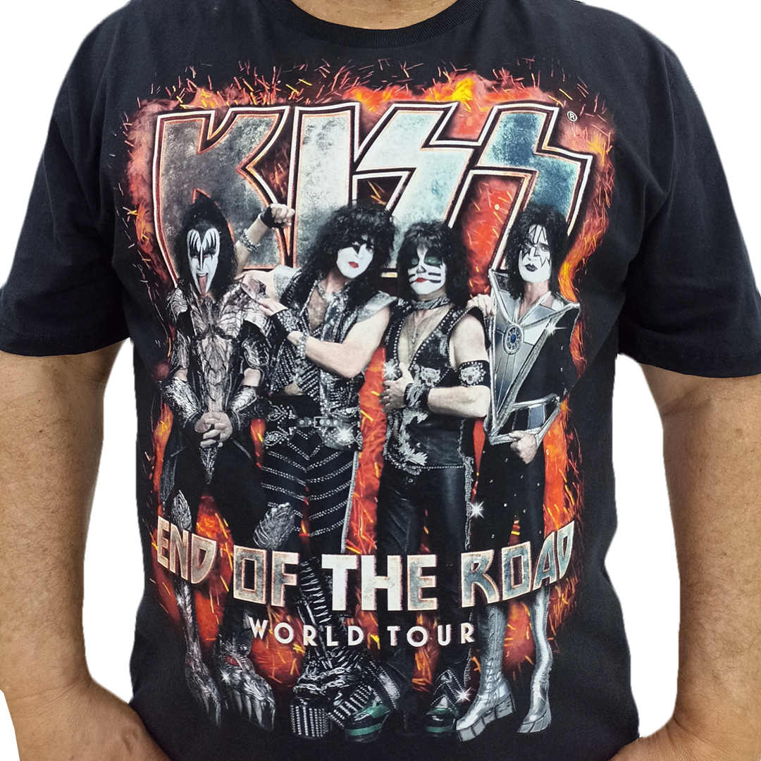 Camiseta Kiss End Of The Road - Véio do Rock