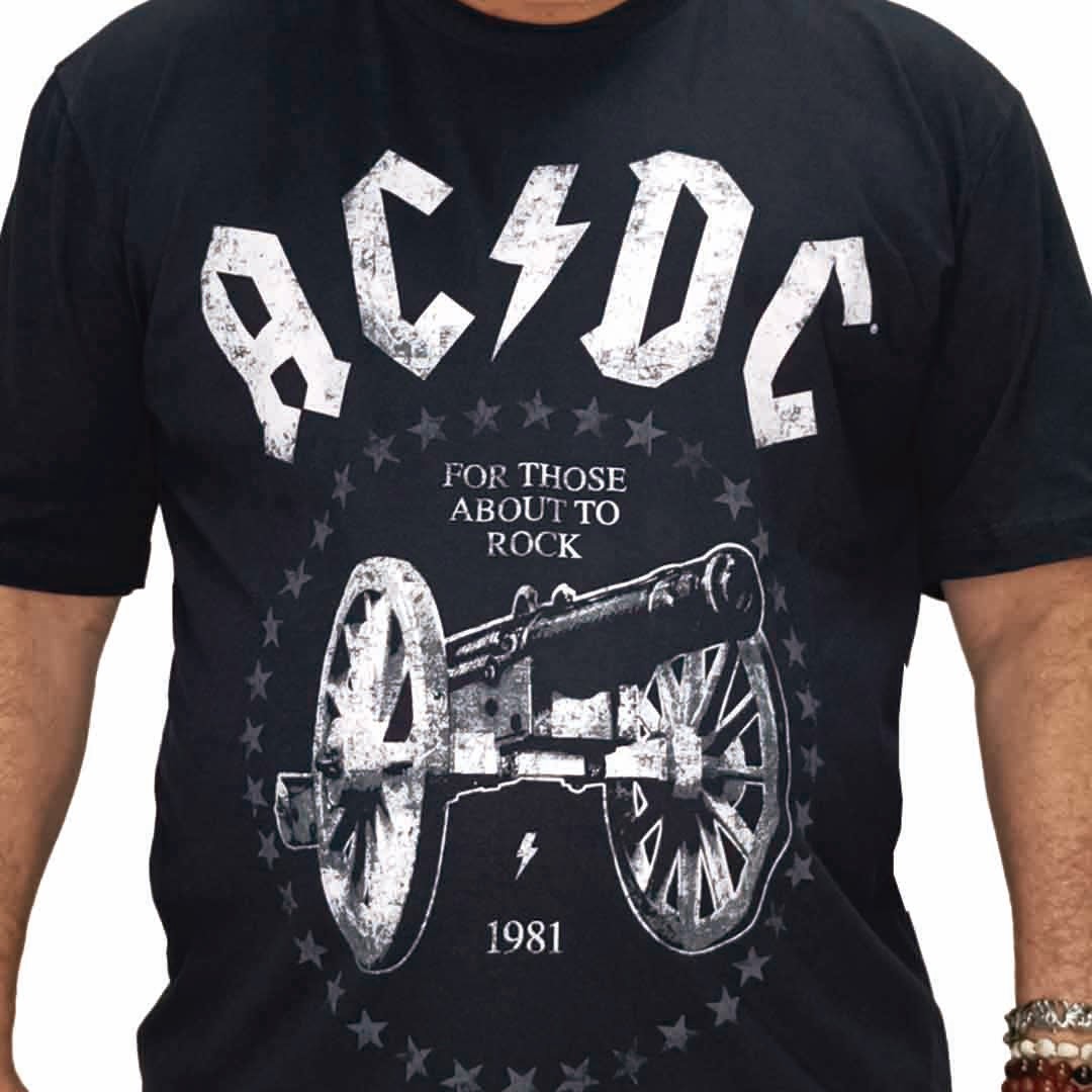 Camiseta AC/DC For Those About To Rock - Véio do Rock