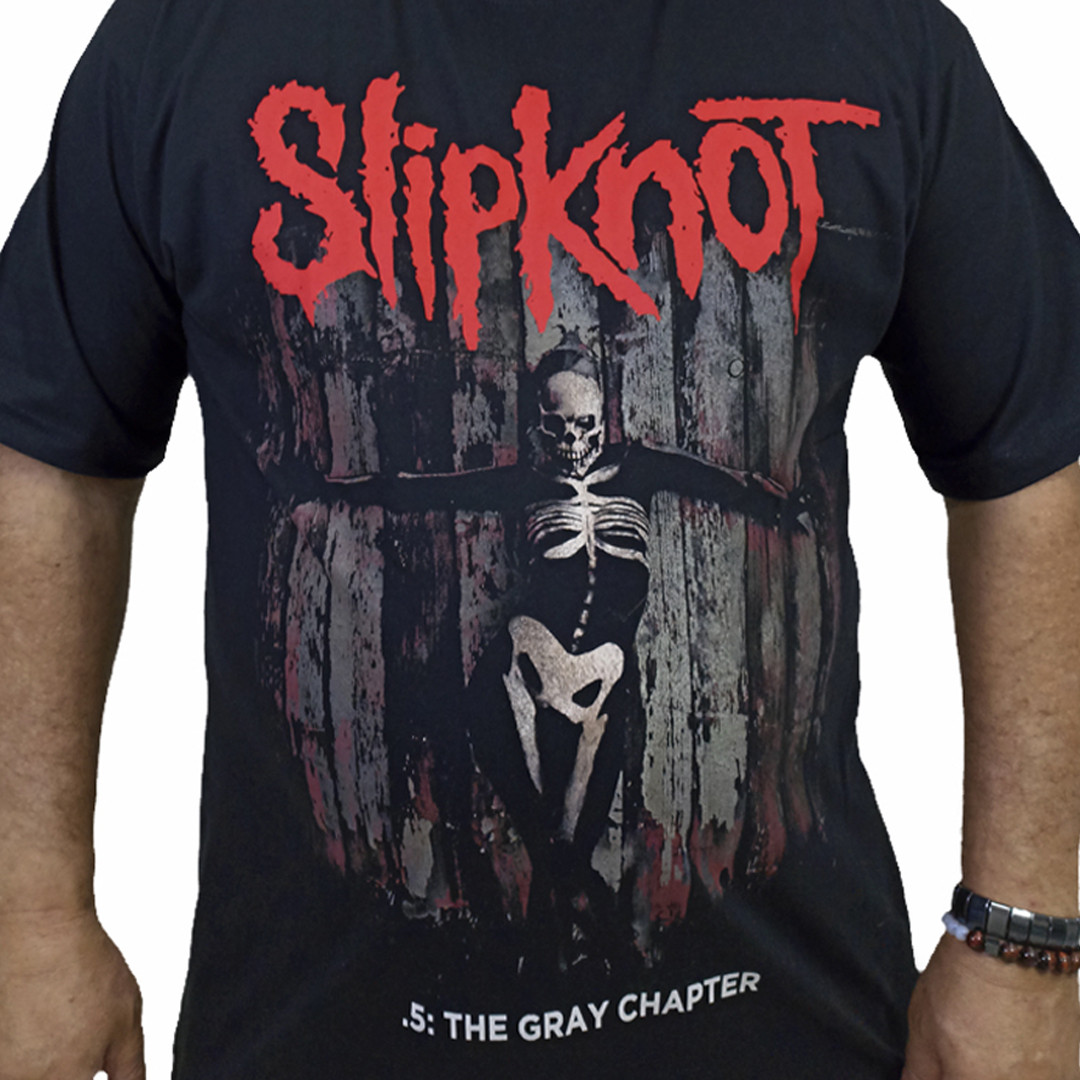 Camiseta Slipknot 5: The Gray Chapter - Véio do Rock