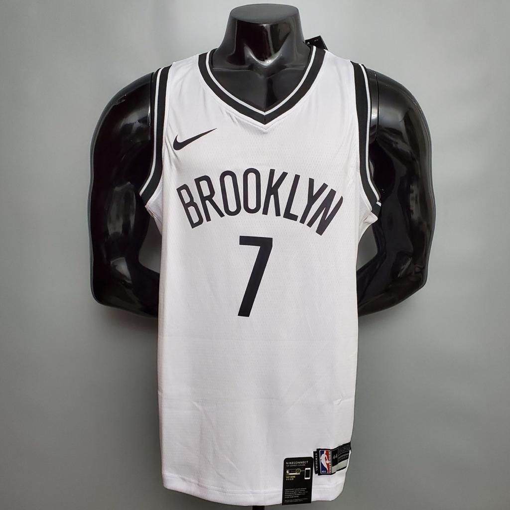 Regata Basquete NBA Brooklyn Nets Durant 7 Branca Edição Jogador Silk - 021  Sport | Maior Variedade de Camisas de Futebol | 12% Off no Pix e Frete  Grátis