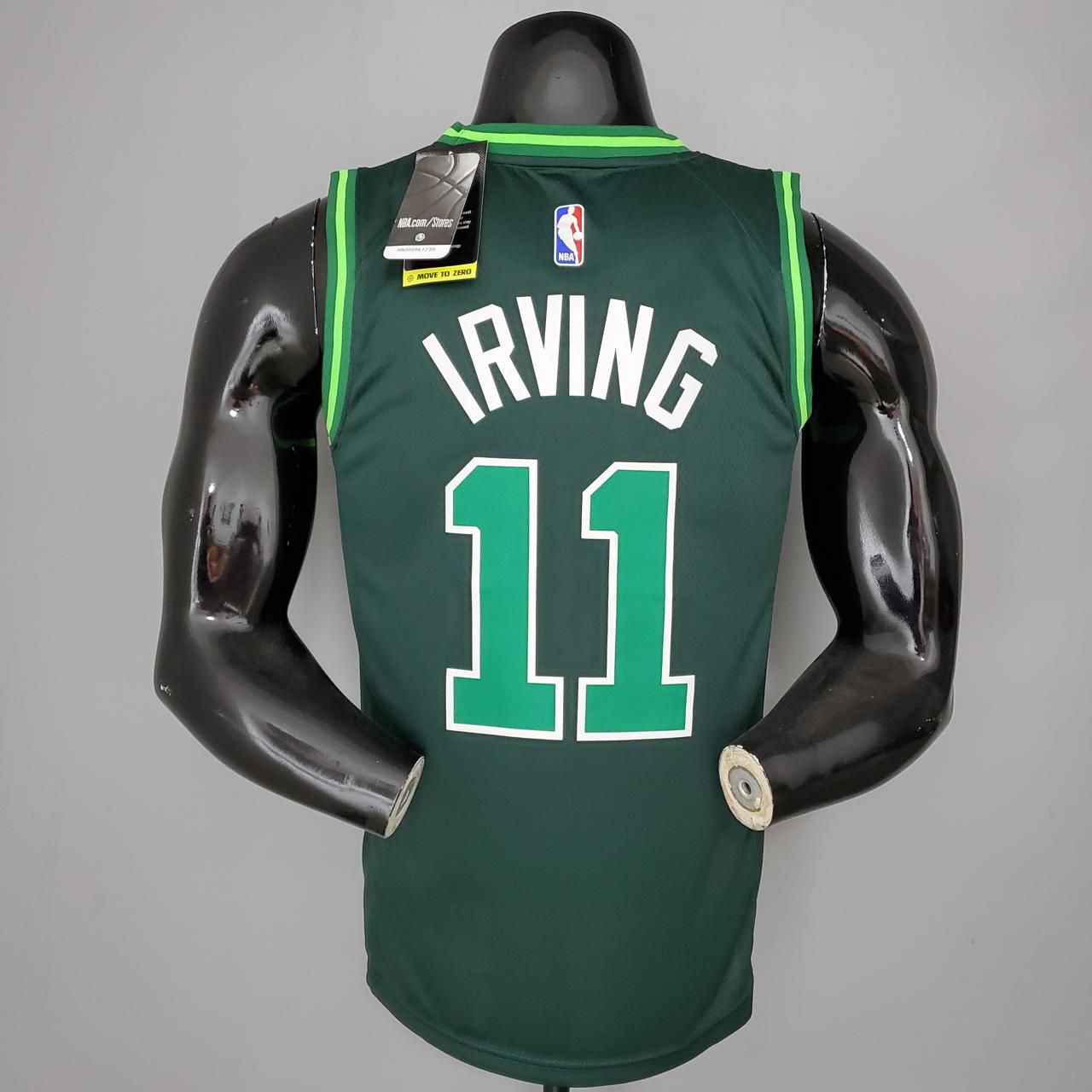 Regata Basquete NBA Boston Celtics Irving 11 Verde Escuro Edição