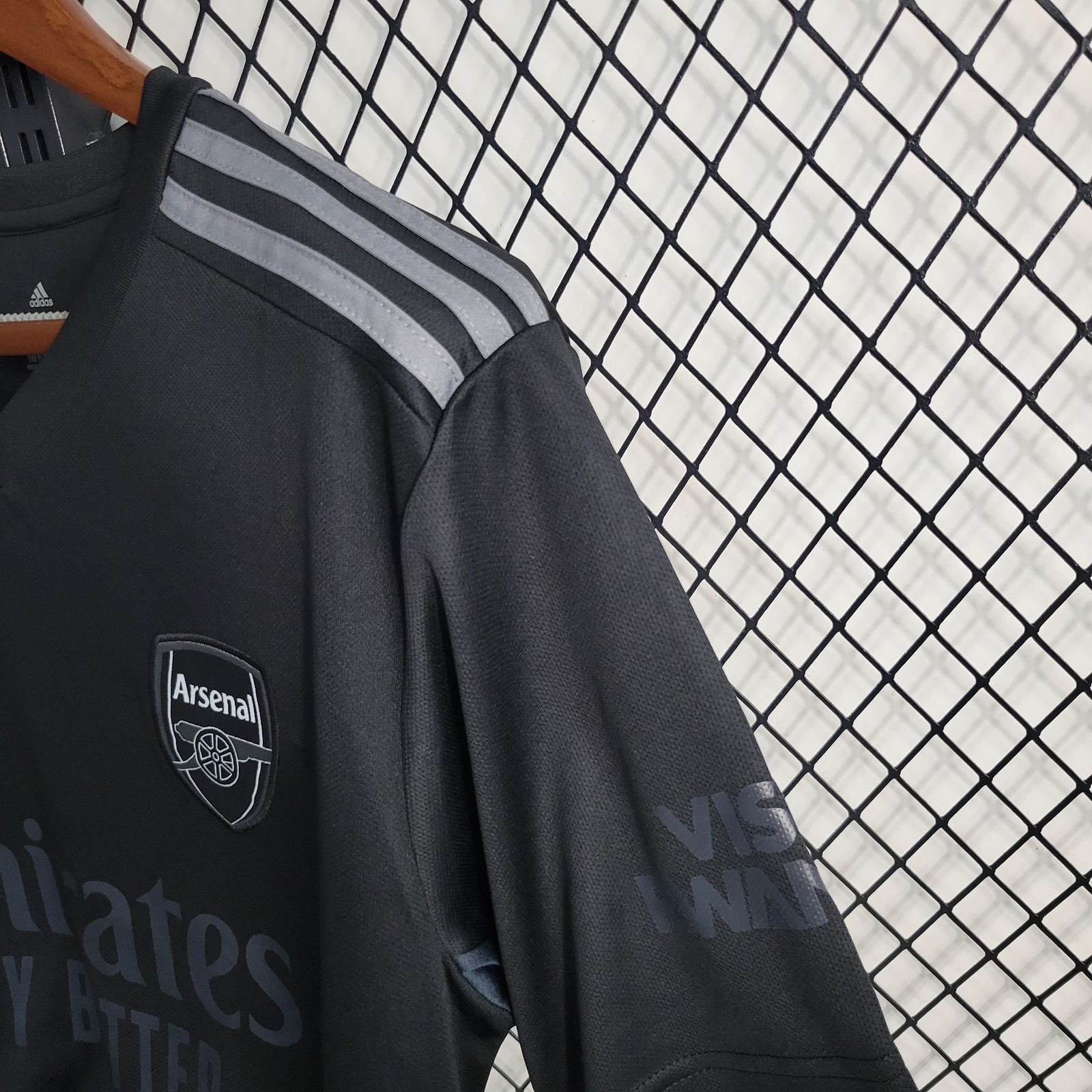 Nova Camisa Arsenal Preta Torcedor Masculina 2023 / 2024 - 021