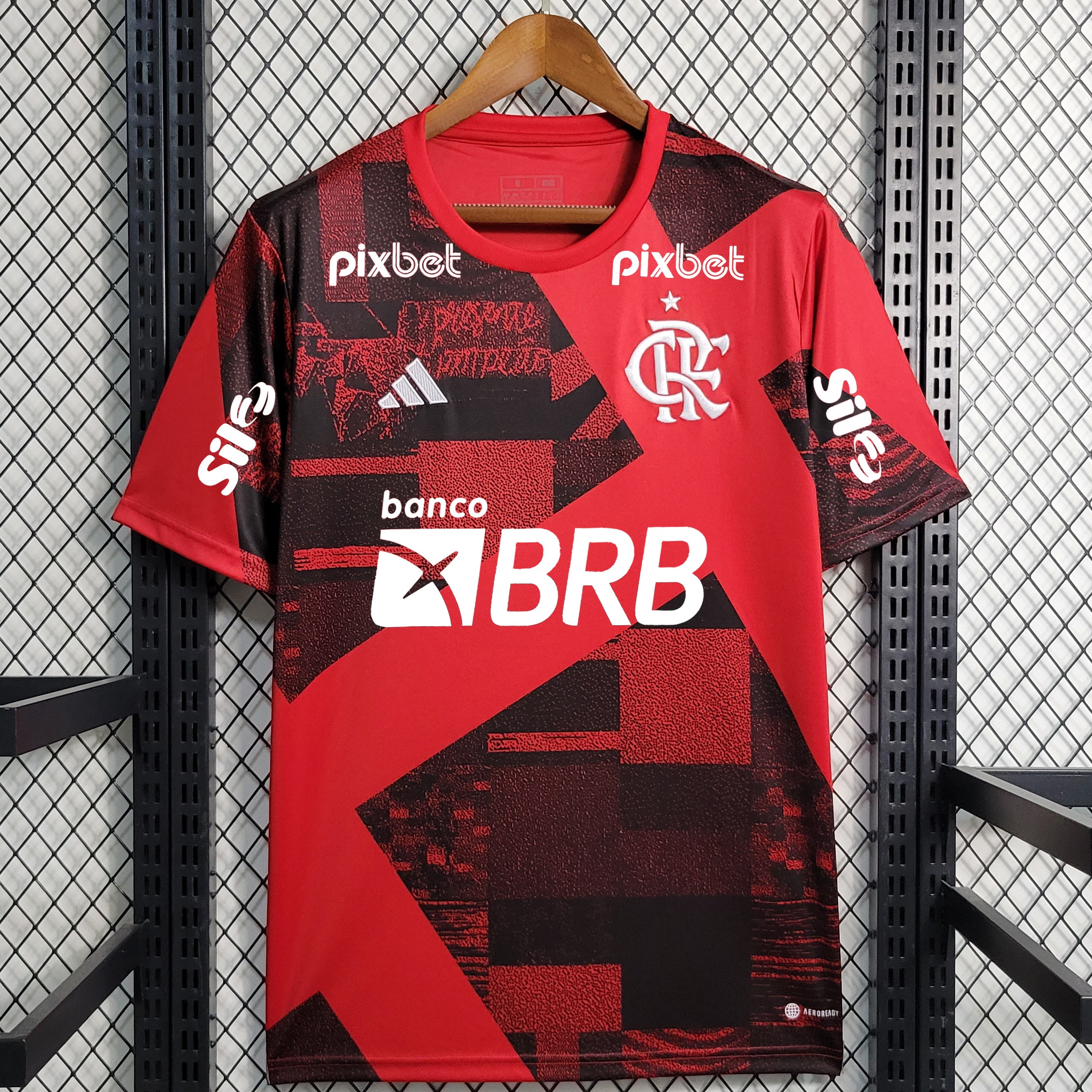 Nova Camisa Flamengo Pré-Jogo com todos Patrocínios Torcedor Masculina -  021 Sport | Maior Variedade de Camisas de Futebol | 12% Off no Pix e Frete  Grátis