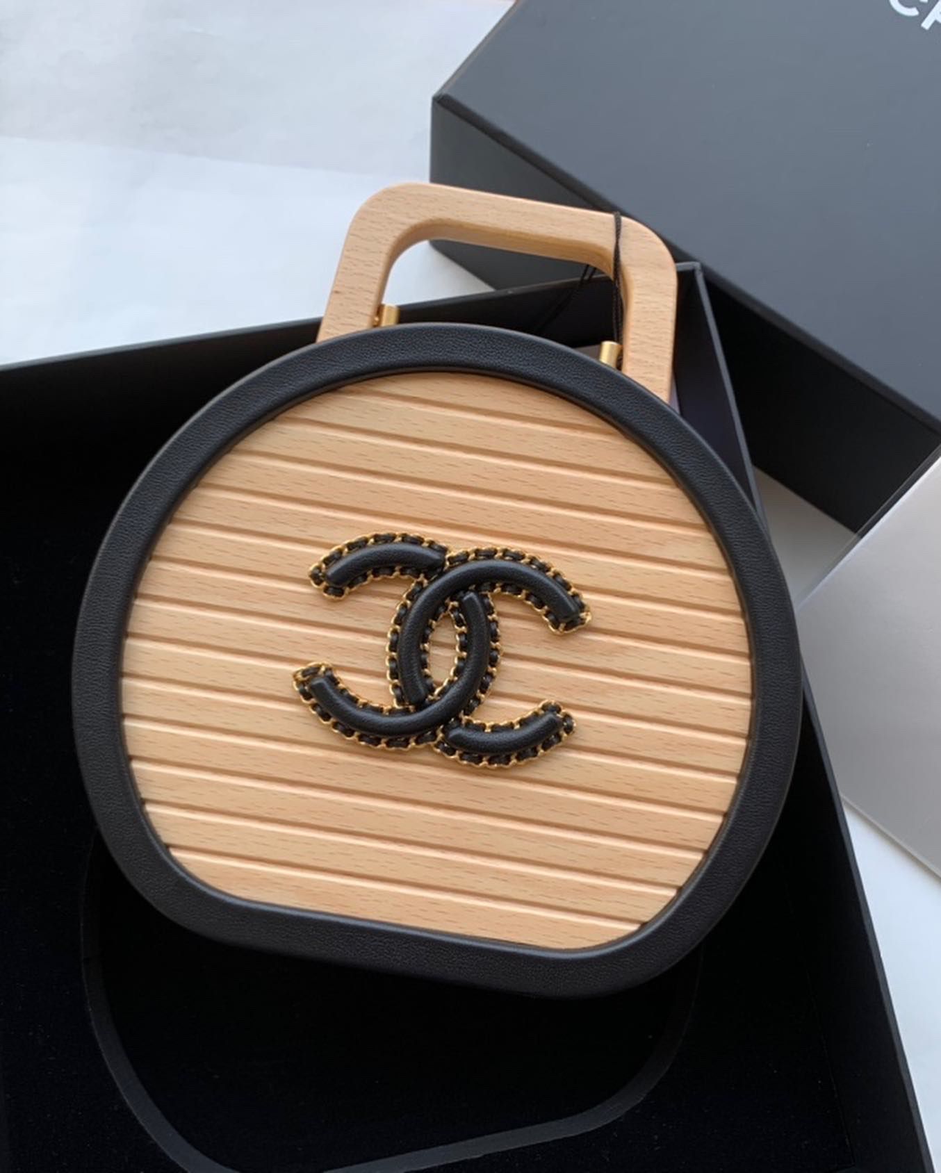Chanel Beech Wood Vanity Case