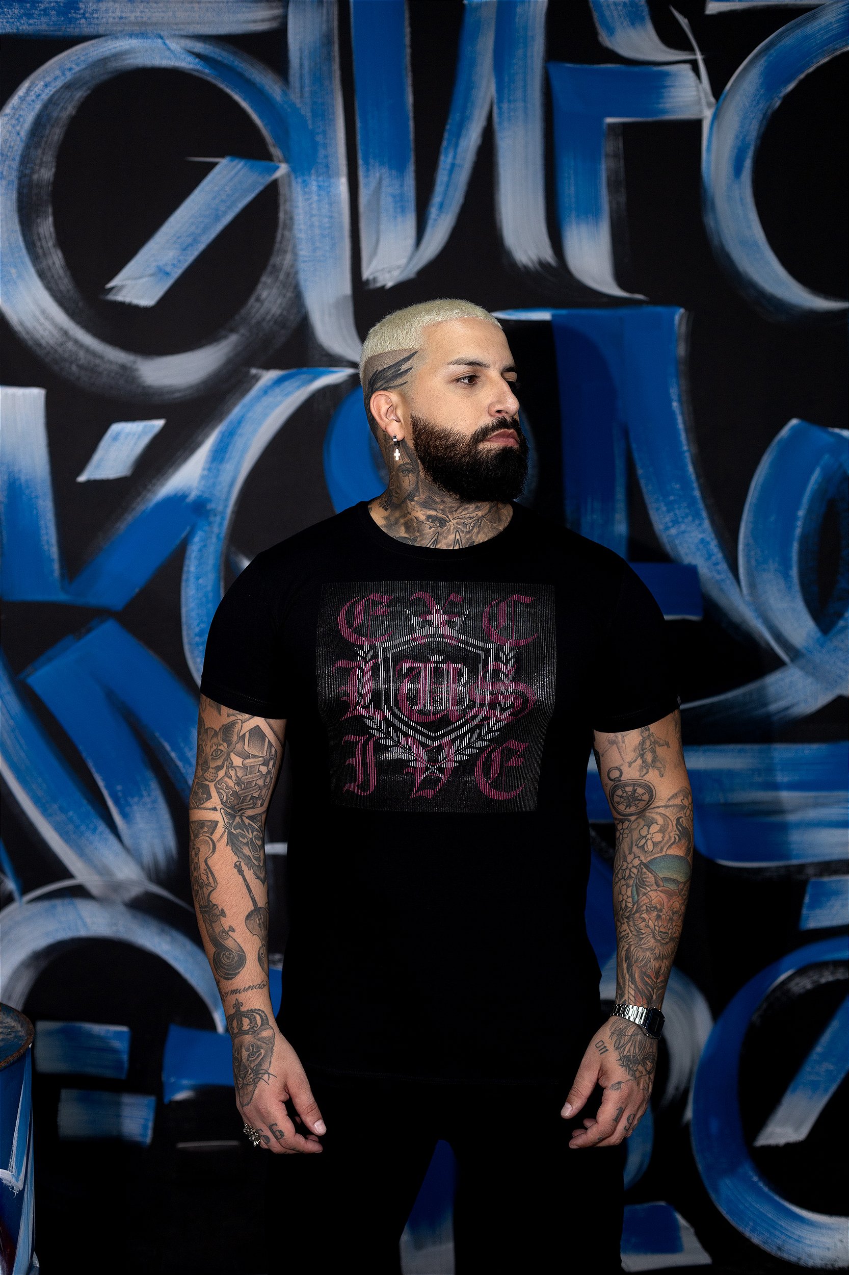Camiseta Bras o illusive Preta FB Exclusive Clothing