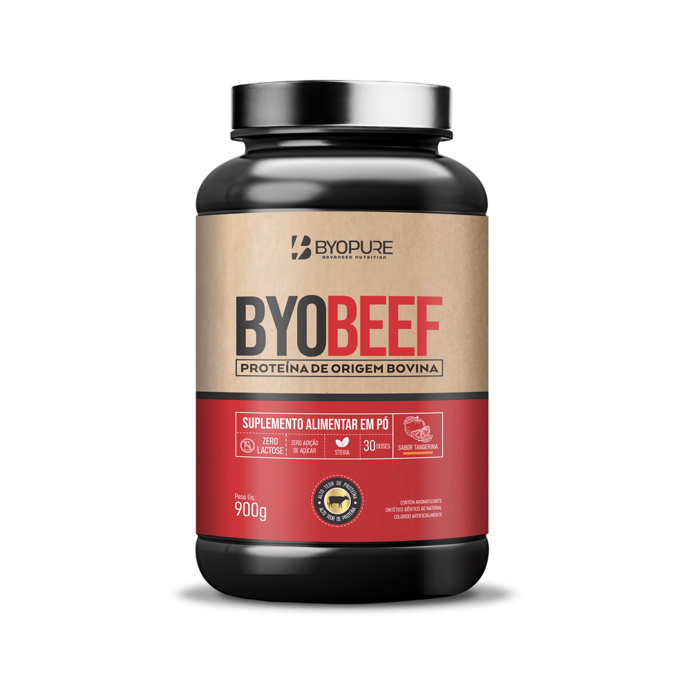 Byobeef 900g Byopure | Whey de Carne Bovina Zero Lactose - BYOPURE ...