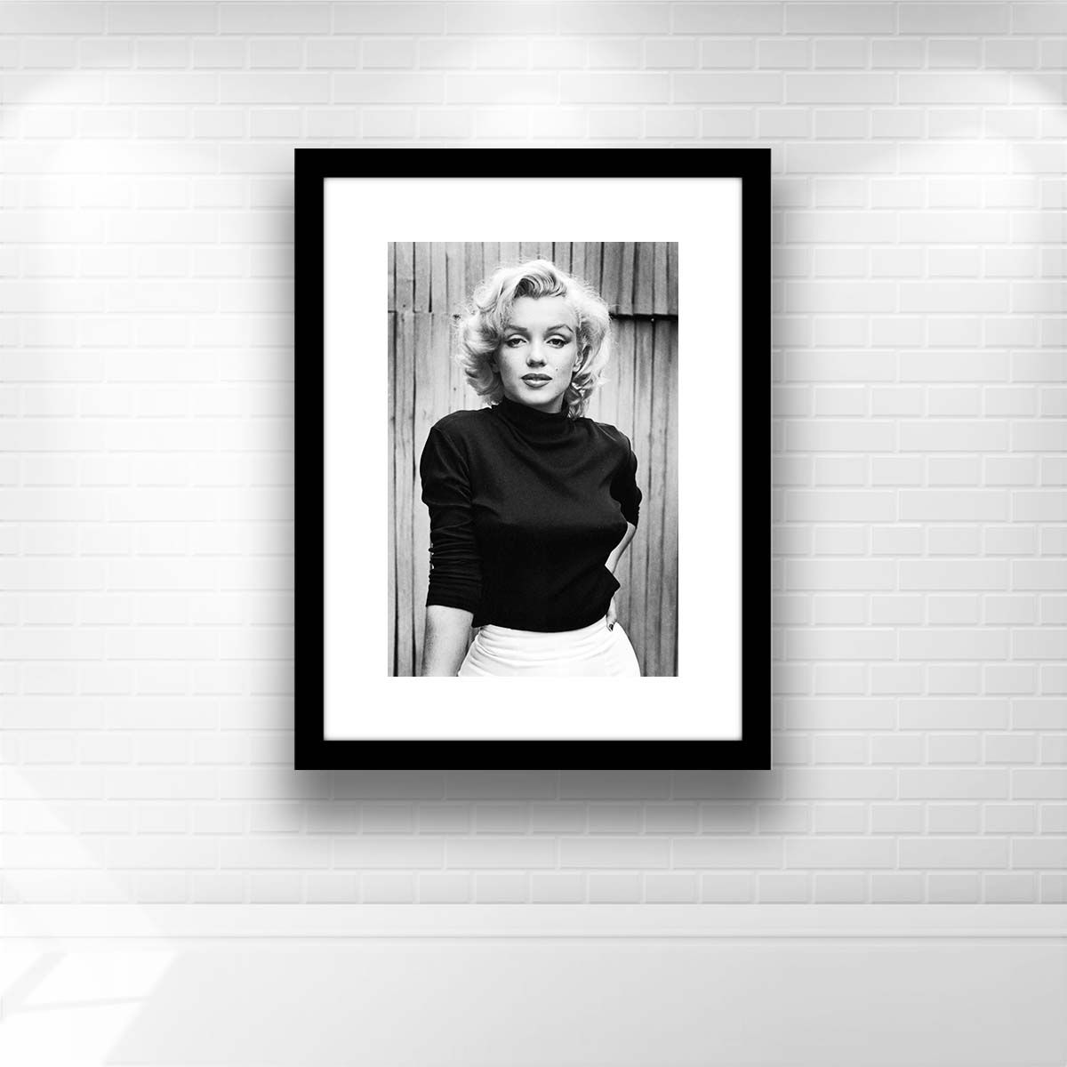 Quadro Decorativo Marilyn Monroe Para Sala Quarto PB - Quadro Express ...