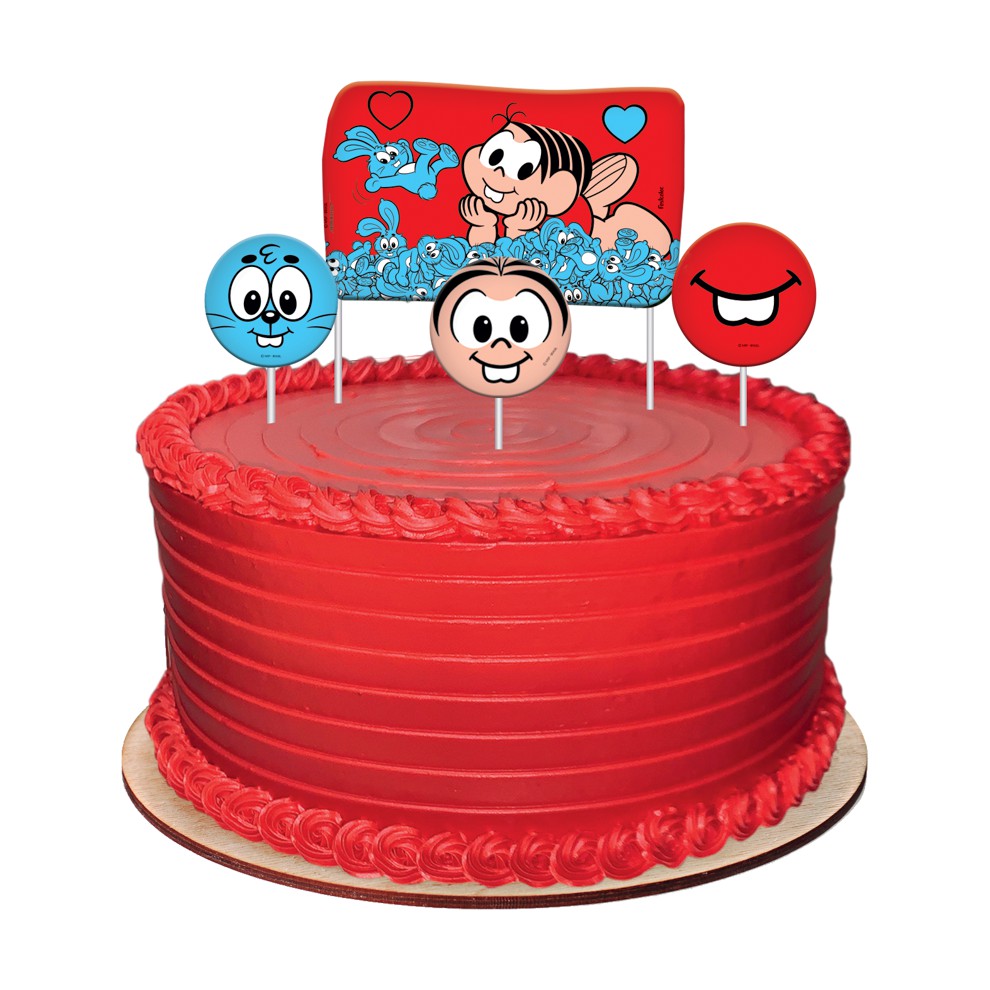 1 Topo De Bolo Festa Decoração Aniversário Tema Ladybug