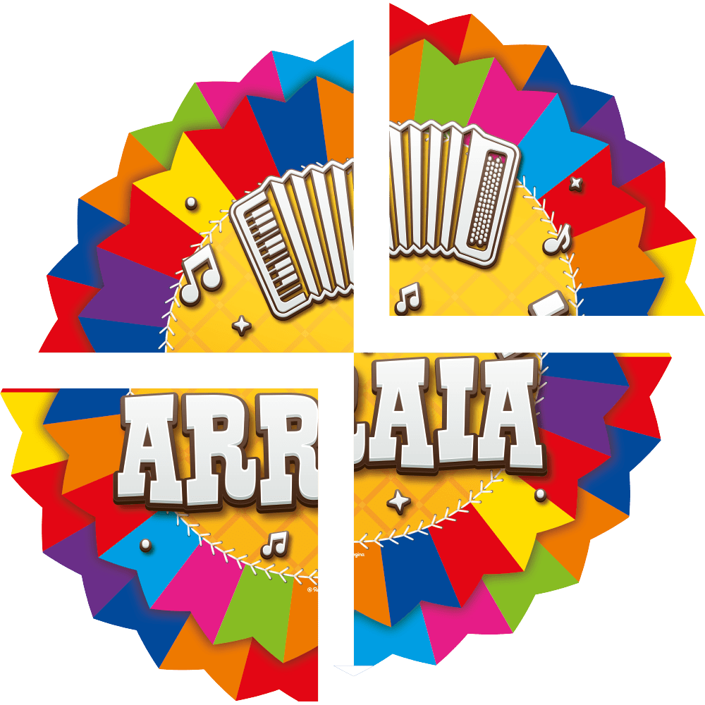 Painel Decorativo Cartonado de Parede 88cm x 88cm Festa Junina Arraiá ...