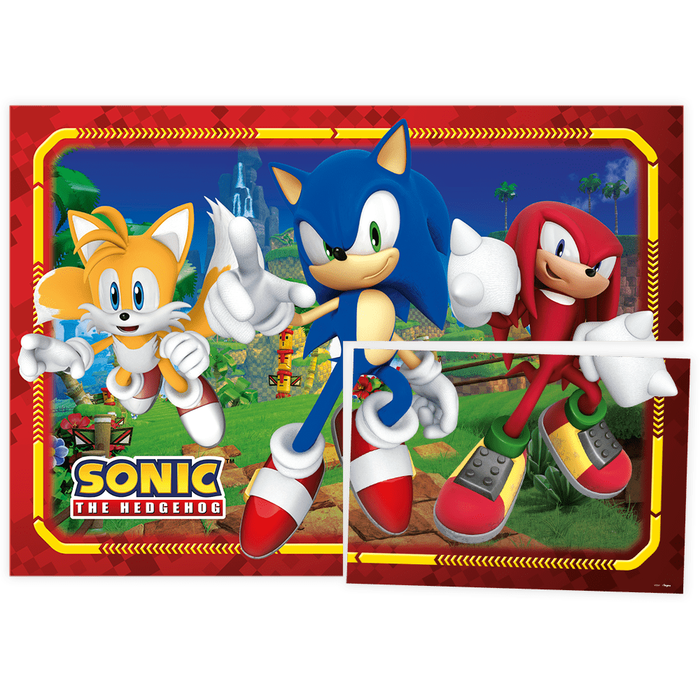 Máscaras Com Personagens - Festa Sonic, Knuckles E Tails