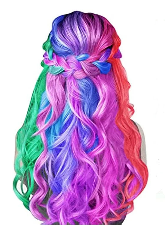 Tinta Spray Temporária Para Cabelo Roxo - 150 ml - Alegra Festa ...