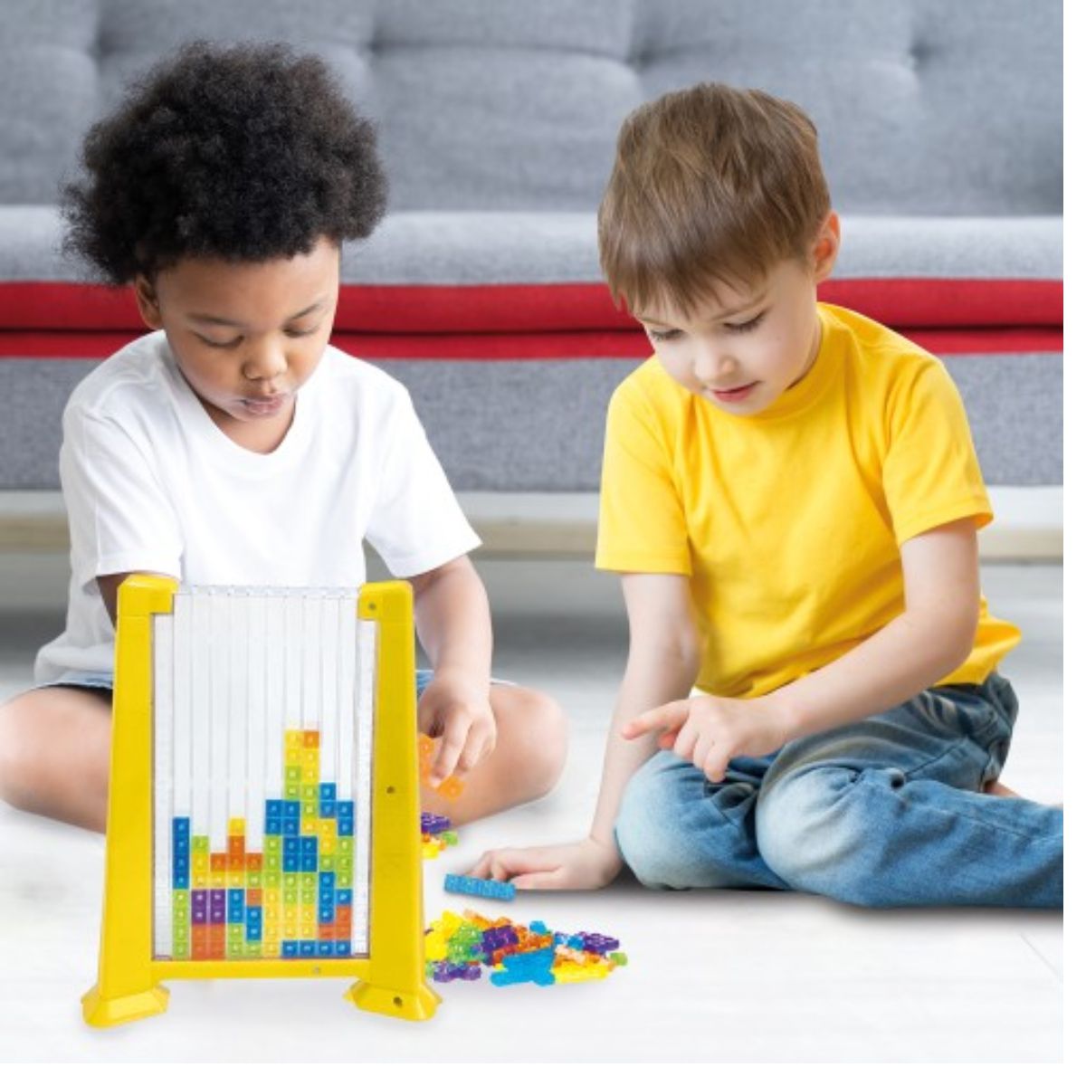 Jogo Tetrix De Empilhar Blocos Com Luz Noturna Multikids - Play Ride Store