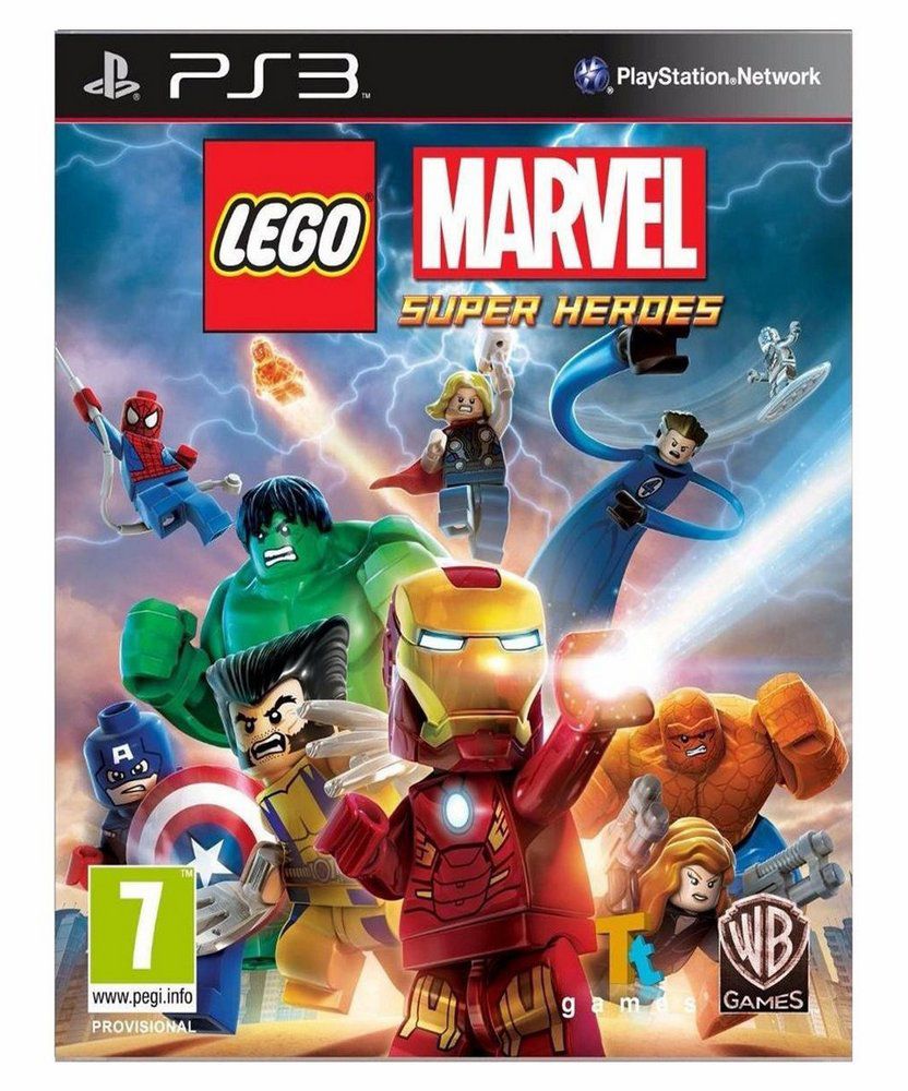 Lego Marvel Super Heroes Jogos Ps3 PSN Digital Playstation 3