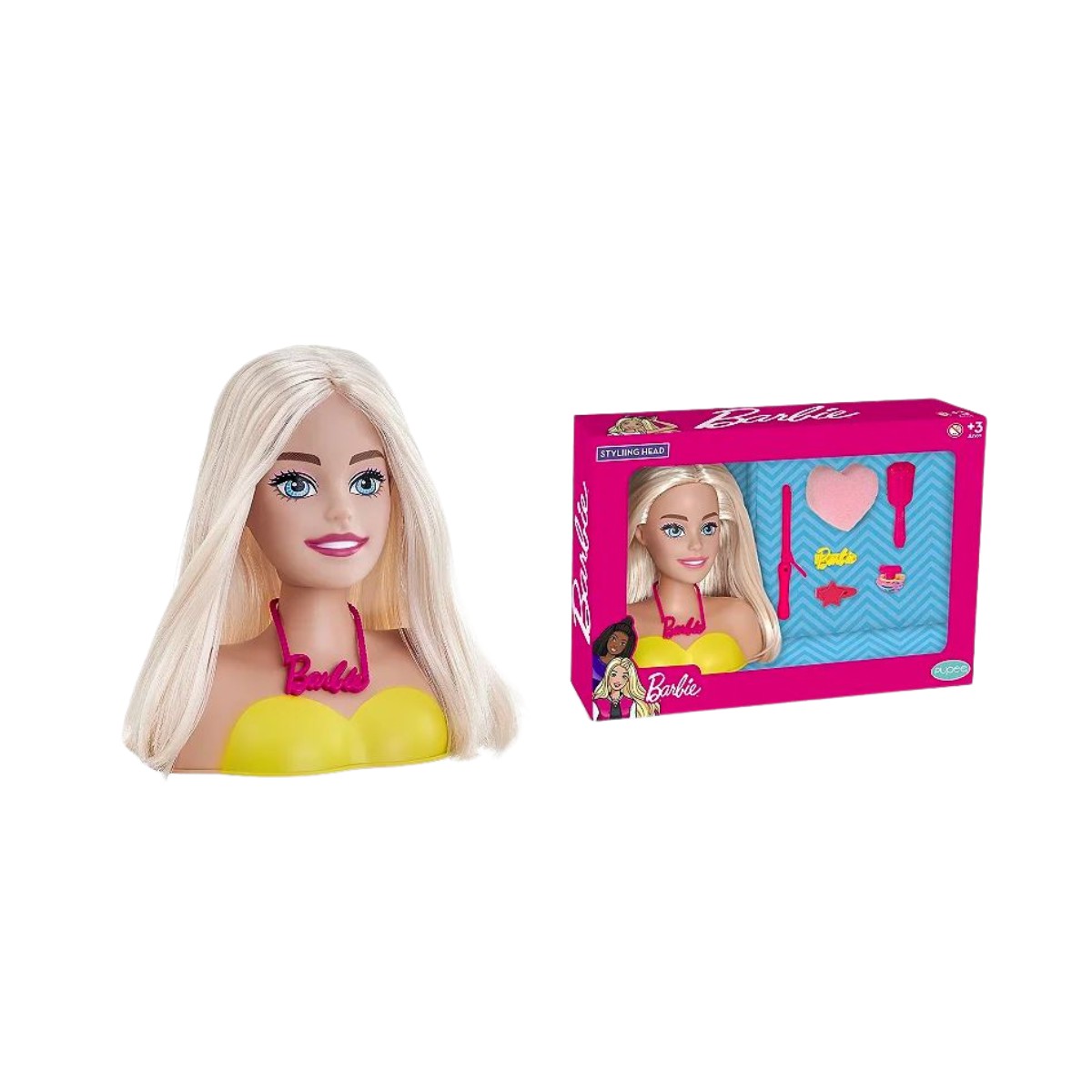 Boneca Barbie Styling Head Extra 12 Frases Pentear E Maquiar