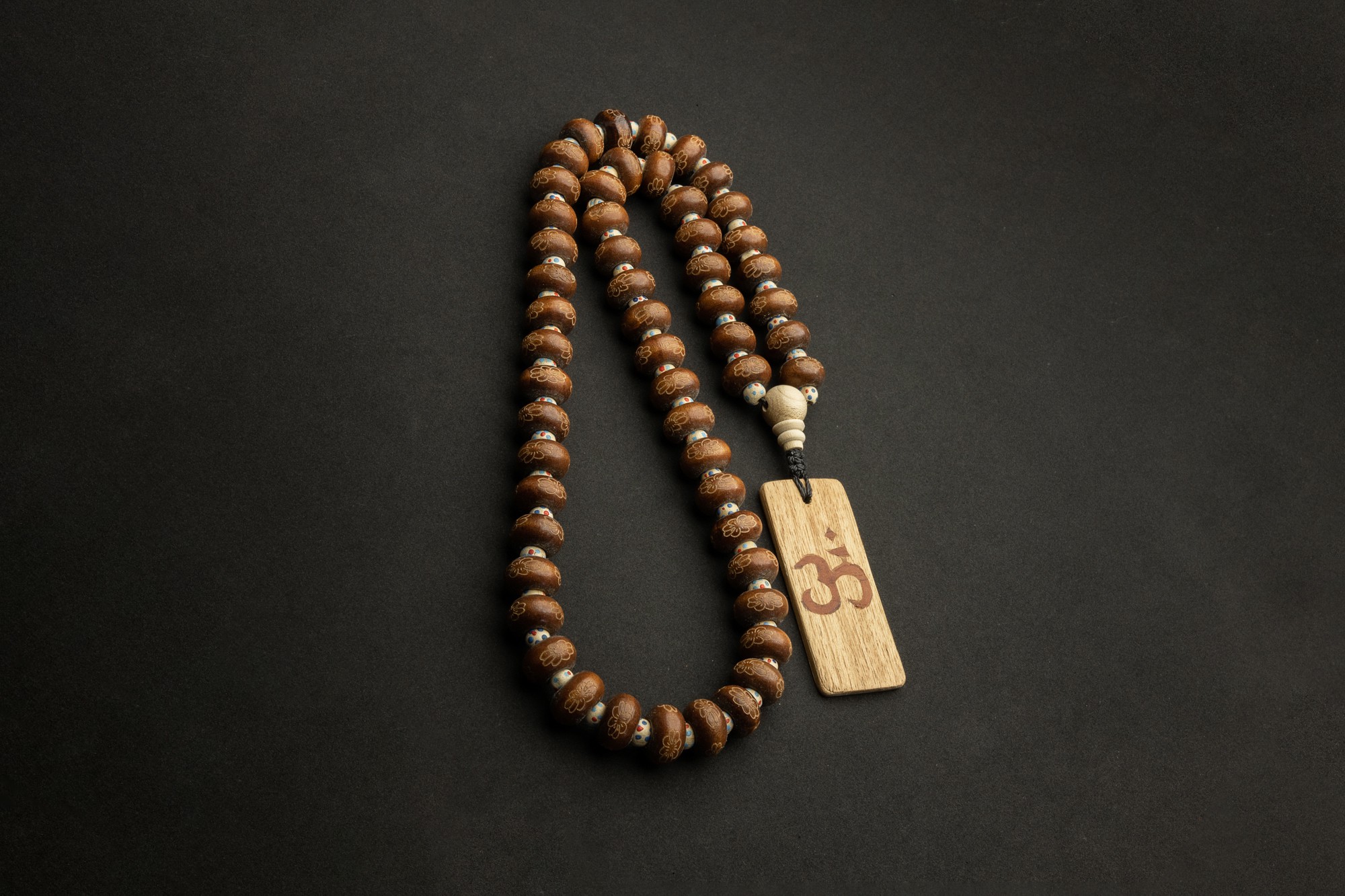 Shaolin Monk Zen Prayer Beads Necklace - 53 Beads