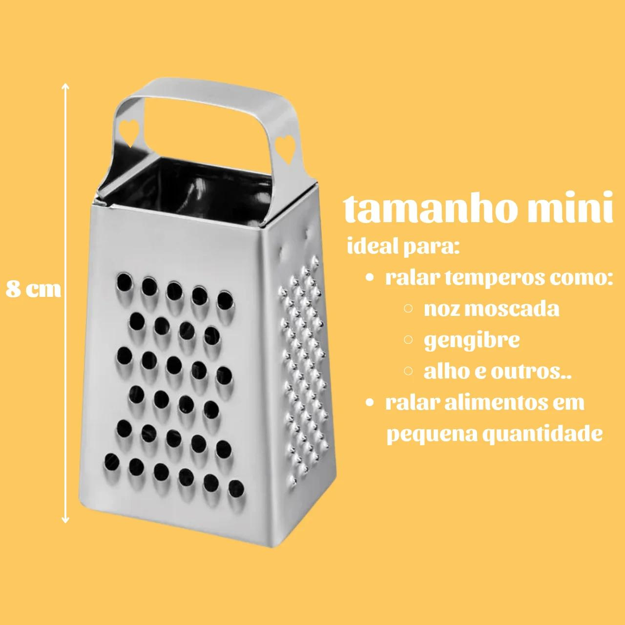 Mini Ralador Mini Ralador Aço Inox Noz Moscada Gengibre Temperos - Utifácil I ...