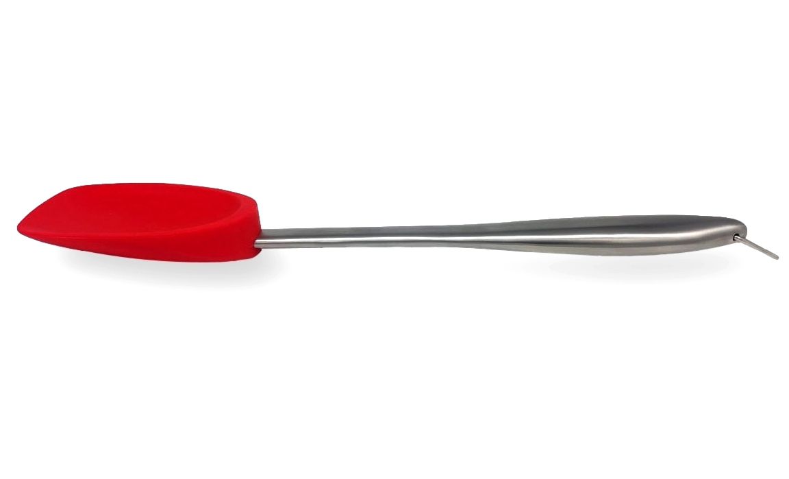 Esptula Po Duro Cozinha em Silicone Cabo Inox Casa 30 cm - Utifcil I Utilidades domsticas inovadoras Esptula Po Duro Cozinha em Silicone Cabo Inox Casa 30 cm - Utifcil I Utilidades domsticas inovadoras