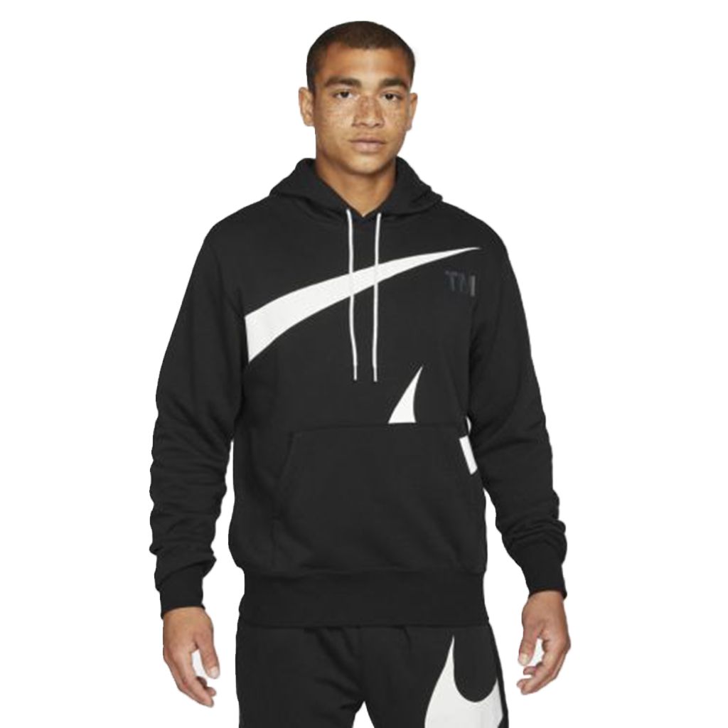 Conjunto de Moletom Nike Pro Preto e Cinza