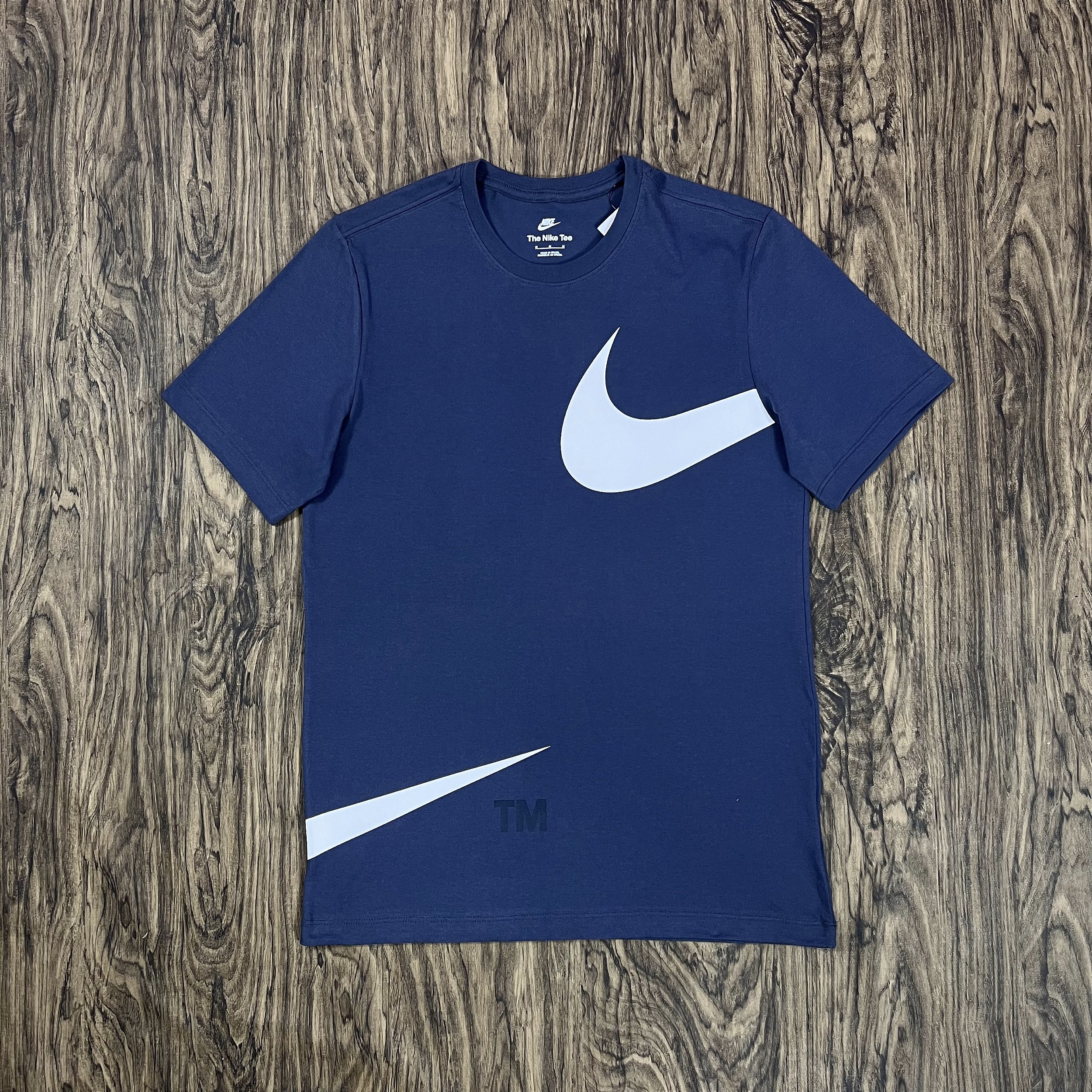 Camiseta Nike Sportswear Big Swoosh TM Azul - Top Store