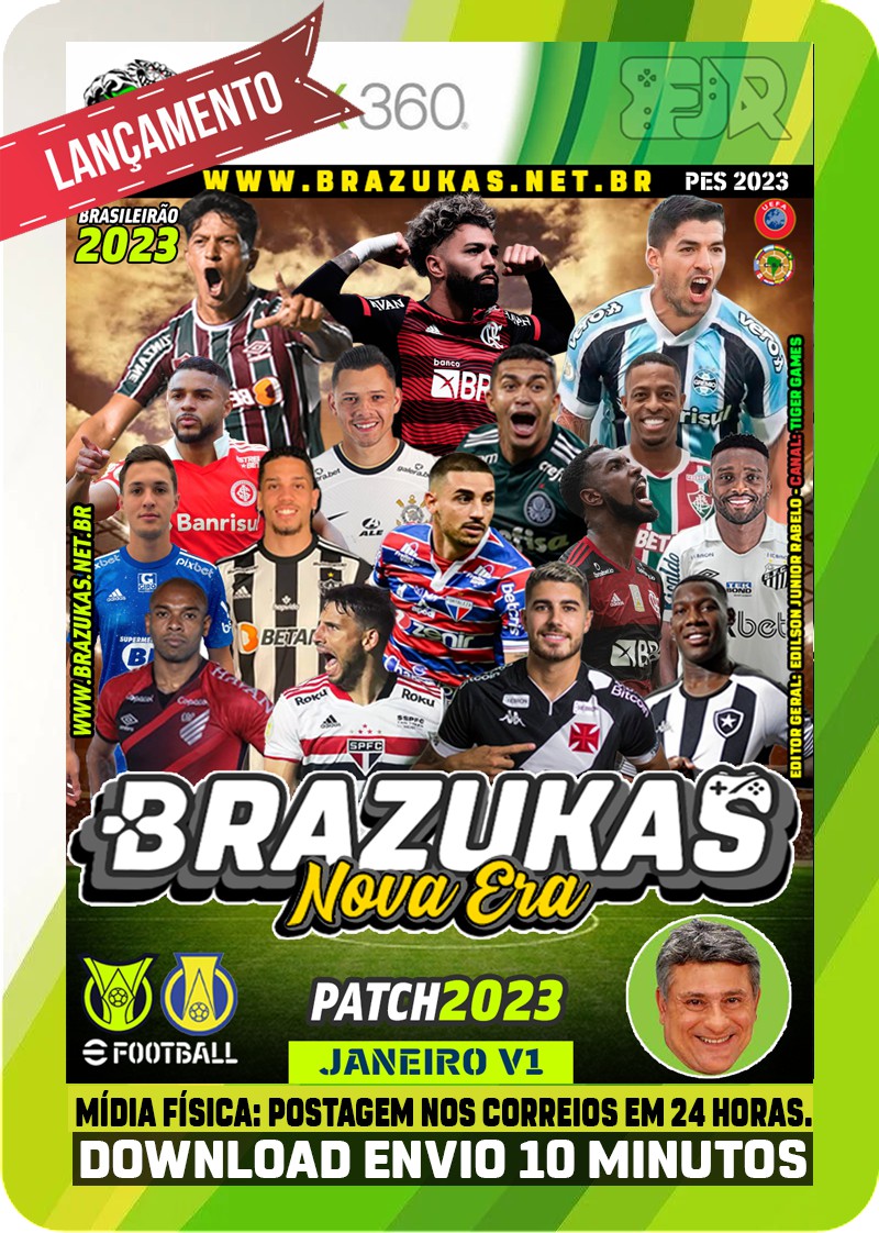 PES 2022 (PS2) COM BRASILEIRÃO Junho/Julho MAS UM TOP !! 