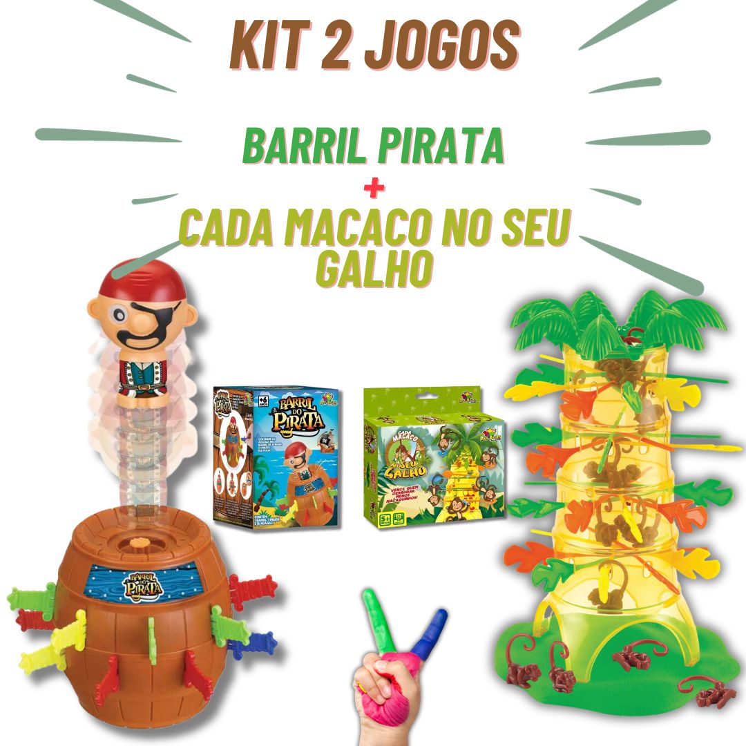 Jogo Infantil Macaco Game Cai Cai + Pinguim Game Quebra Gelo