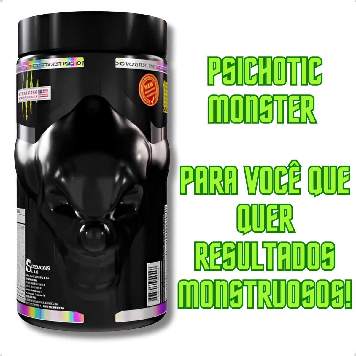 Psichotic Monster 350g - Demons Lab | Nutrione Suplementos - Nutrione ...