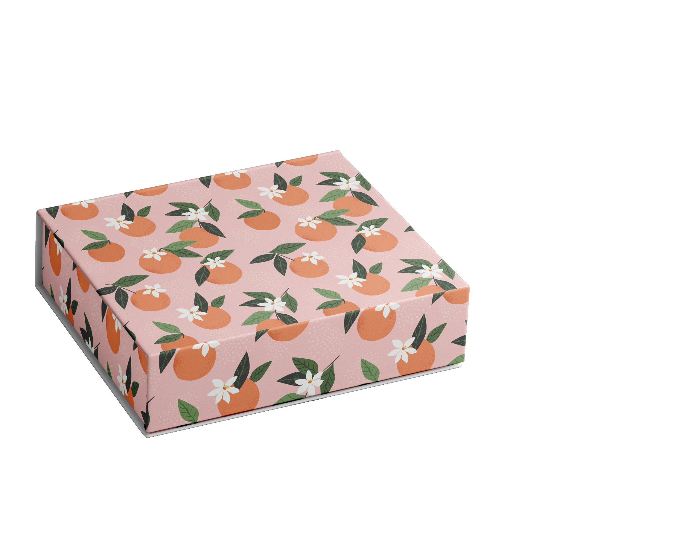 Caixa Cartonada Fechamento com Imã Laranja - Facility Print