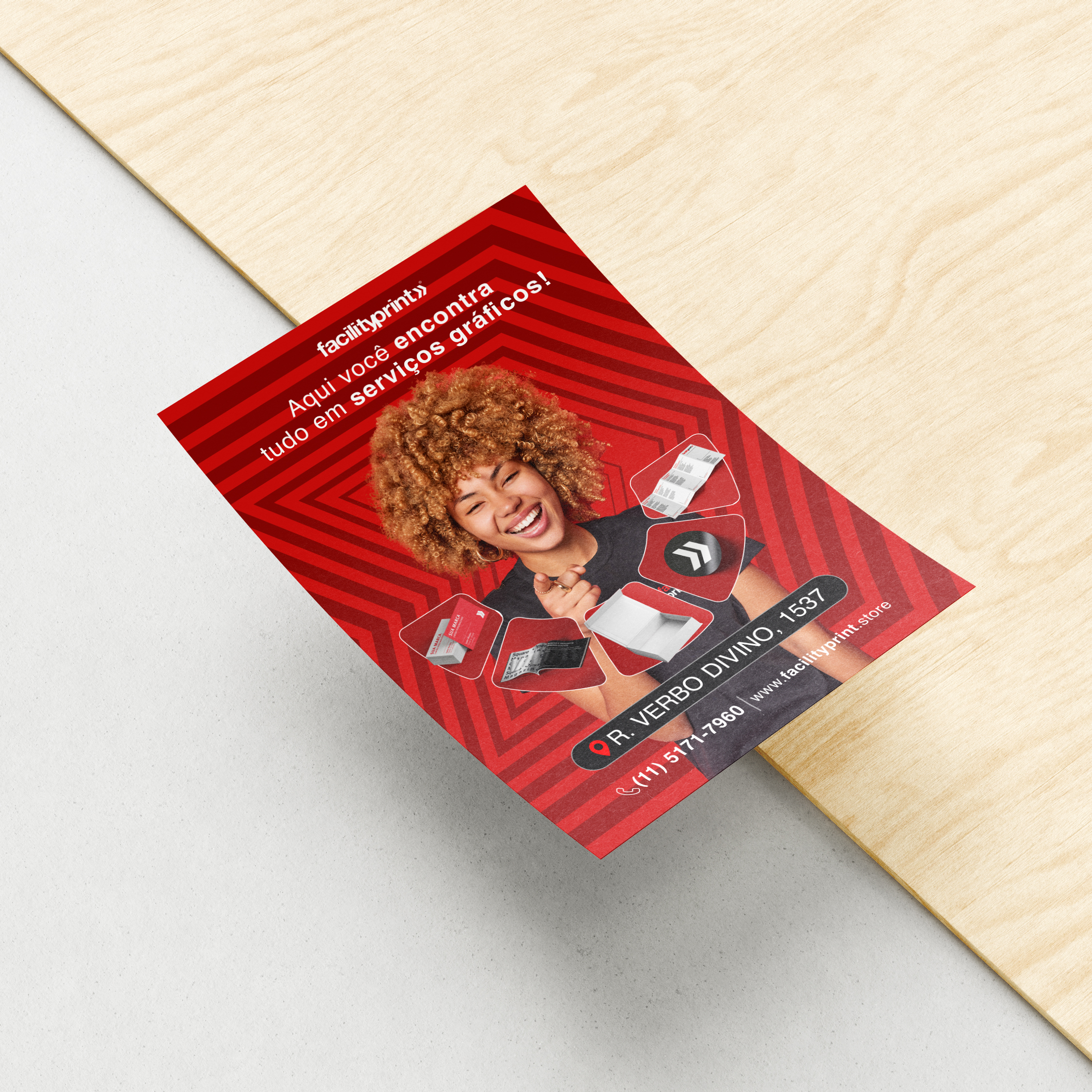 Flyer Premium - Personalizado - Facility Print Soluções Gráficas, image size:2250x2250