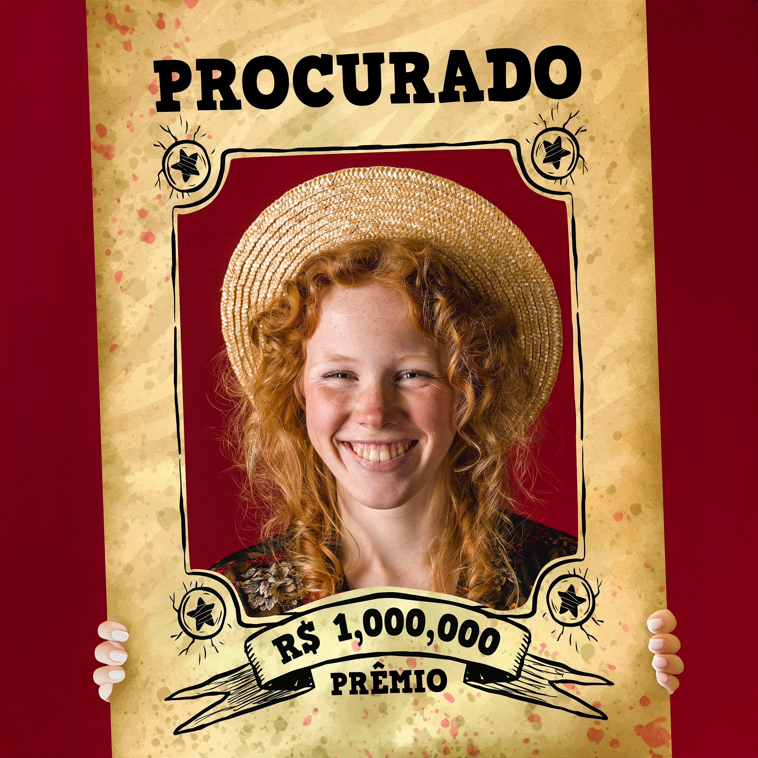 Moldura para Foto - Procurado (80cm x 60cm) - Facility Print Soluções ...