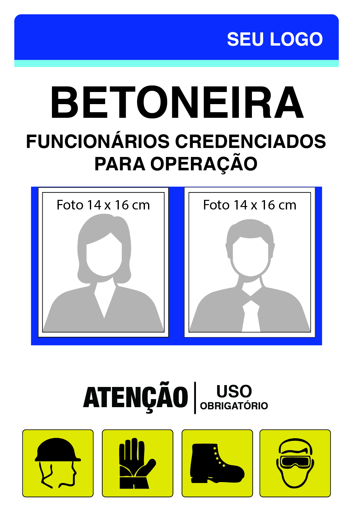 PLACA BETONEIRA ADVE 06 PERSONALIZADA Facility Print Solu es PLACA BETONEIRA ADVE 06 PERSONALIZADA Facility Print Solu es