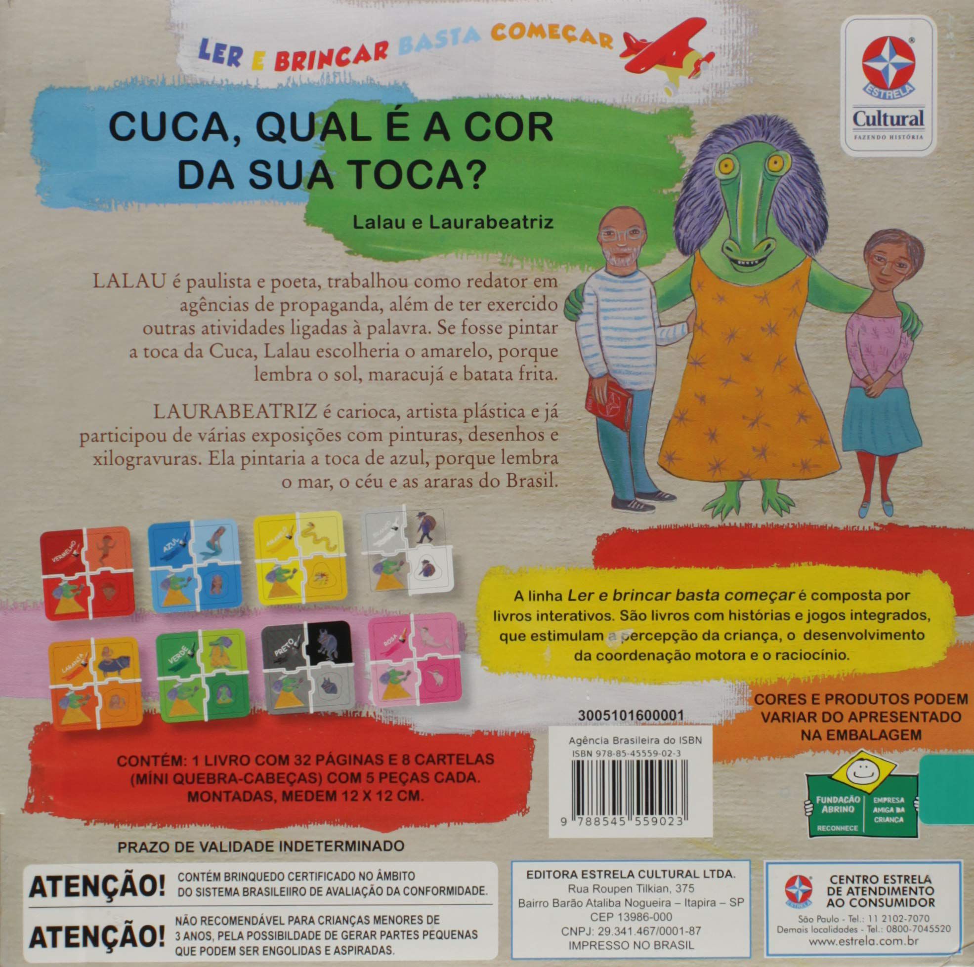 Cuca qual é a cor da sua toca? Livro interativo – Conjunto de caixa ...