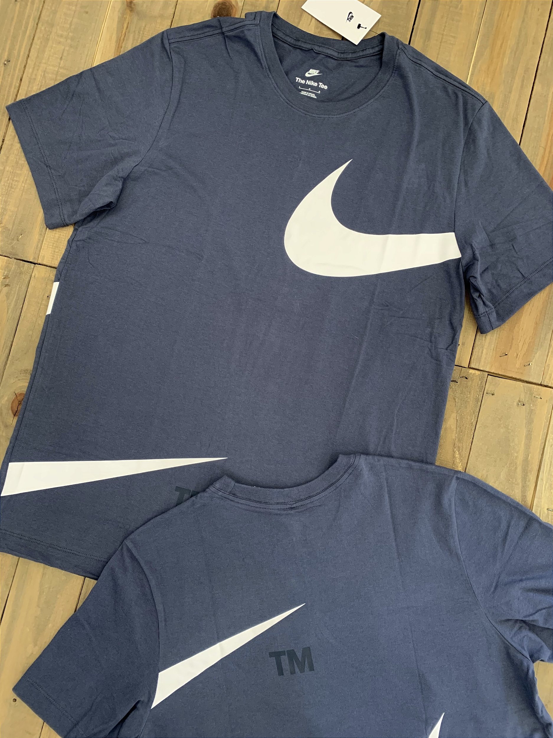 Camiseta Nike Swoosh TM Azul - BSG Store
