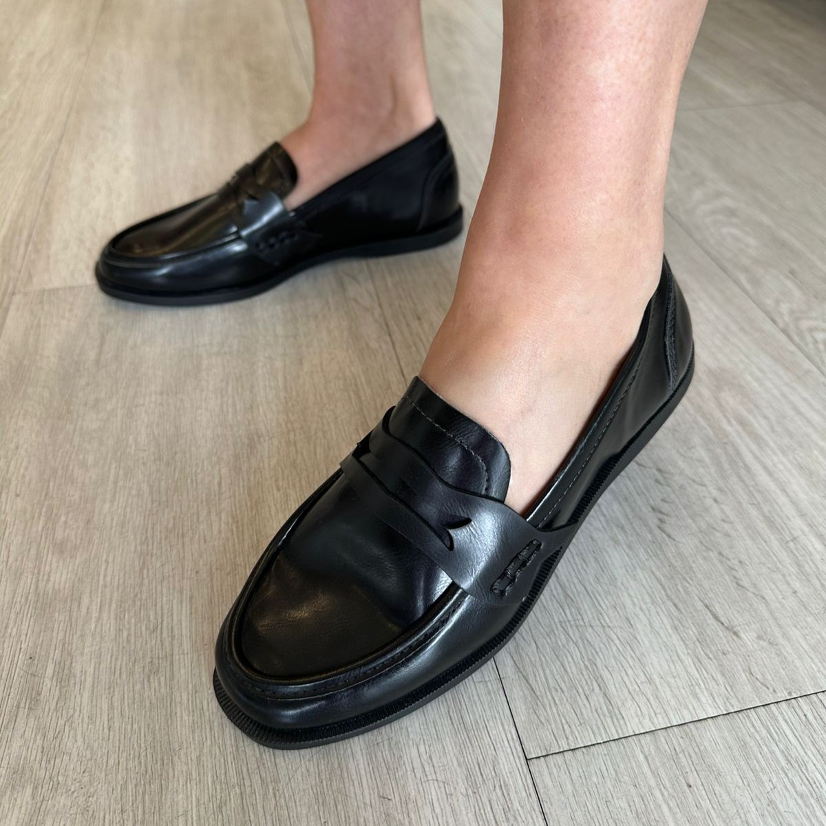 Mocassim feminino Olga preto - ZIZA OFICIAL