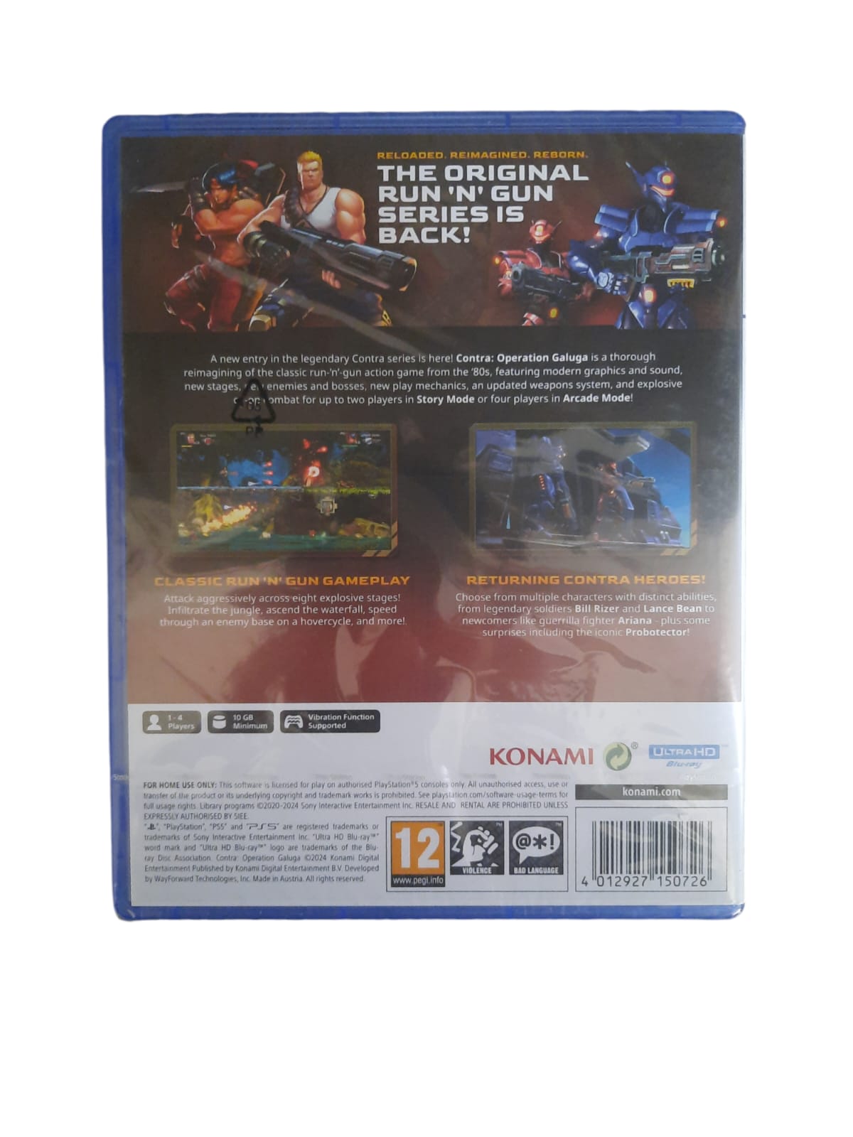 Jeu PS5 Contra: Operation Galuga - Édition Standard Neuve - Multilingue (Région Free)