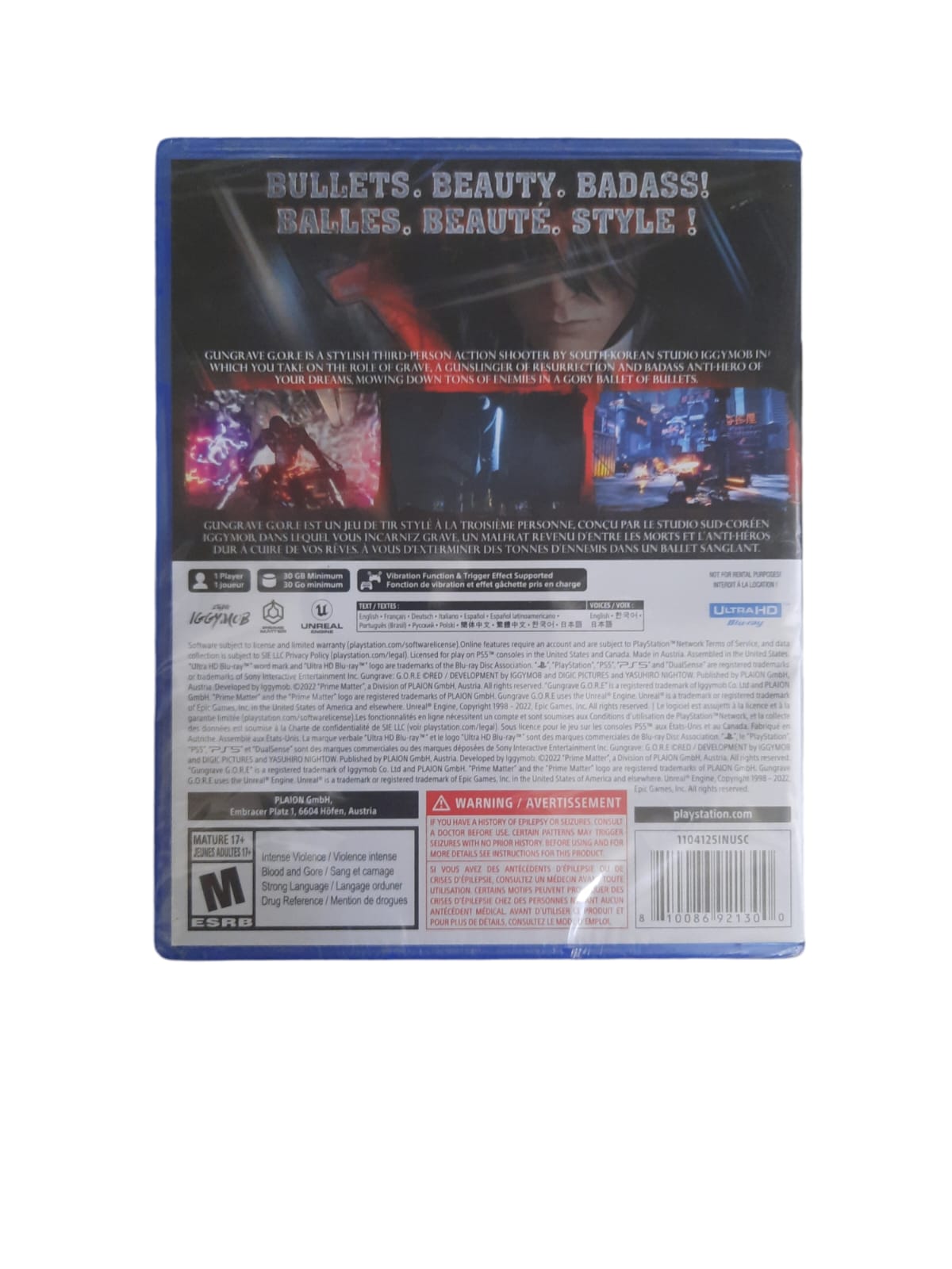 GUN RAVE G.O.R.E - NOVO - PS5 - World Colecionáveis