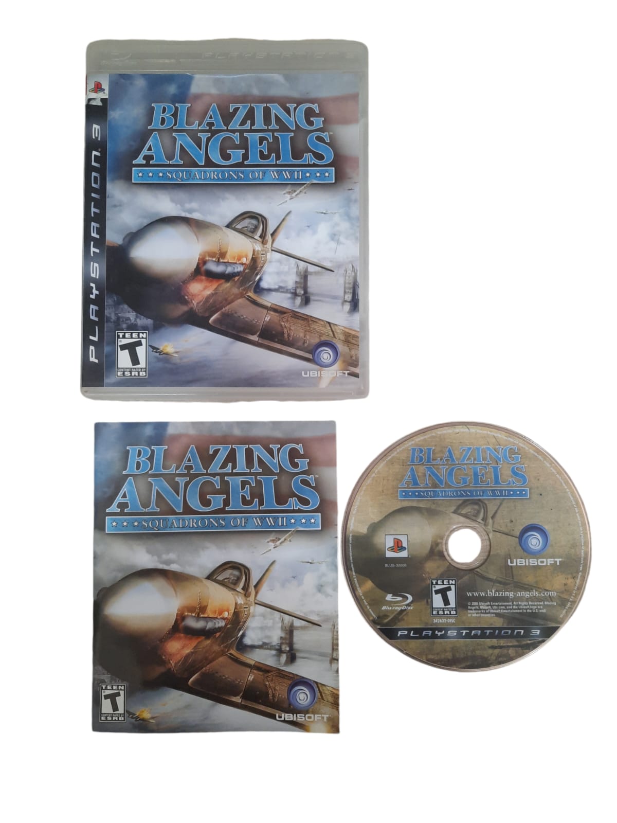 Jeu PS3 Blazing angels 2 secret missions of WW2 Complet avec notice