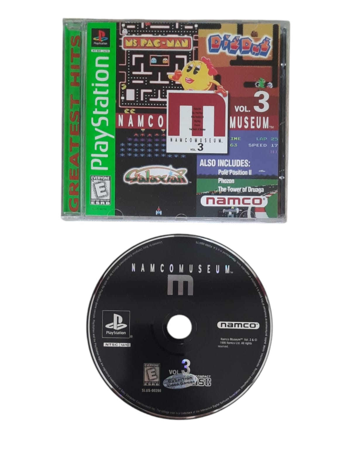 NAMCO MUSEUM VOL. 3 - Complet Avec Notice - PS1 PlayStation 1