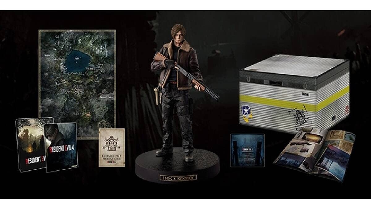 RESIDENT EVIL 4 COLLECTOR´S EDITION - NOVO - PS5 - World Colecionáveis