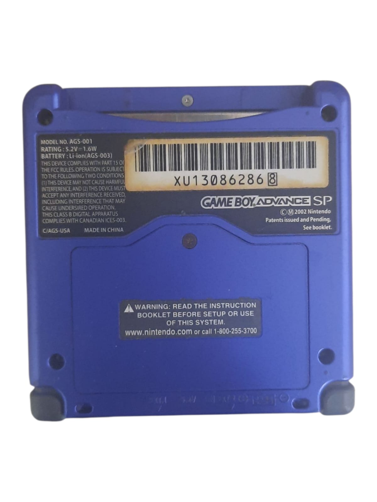 CONSOLE GAME BOY ADVANCED SP ROXO + CASE - USADO - World Colecionáveis