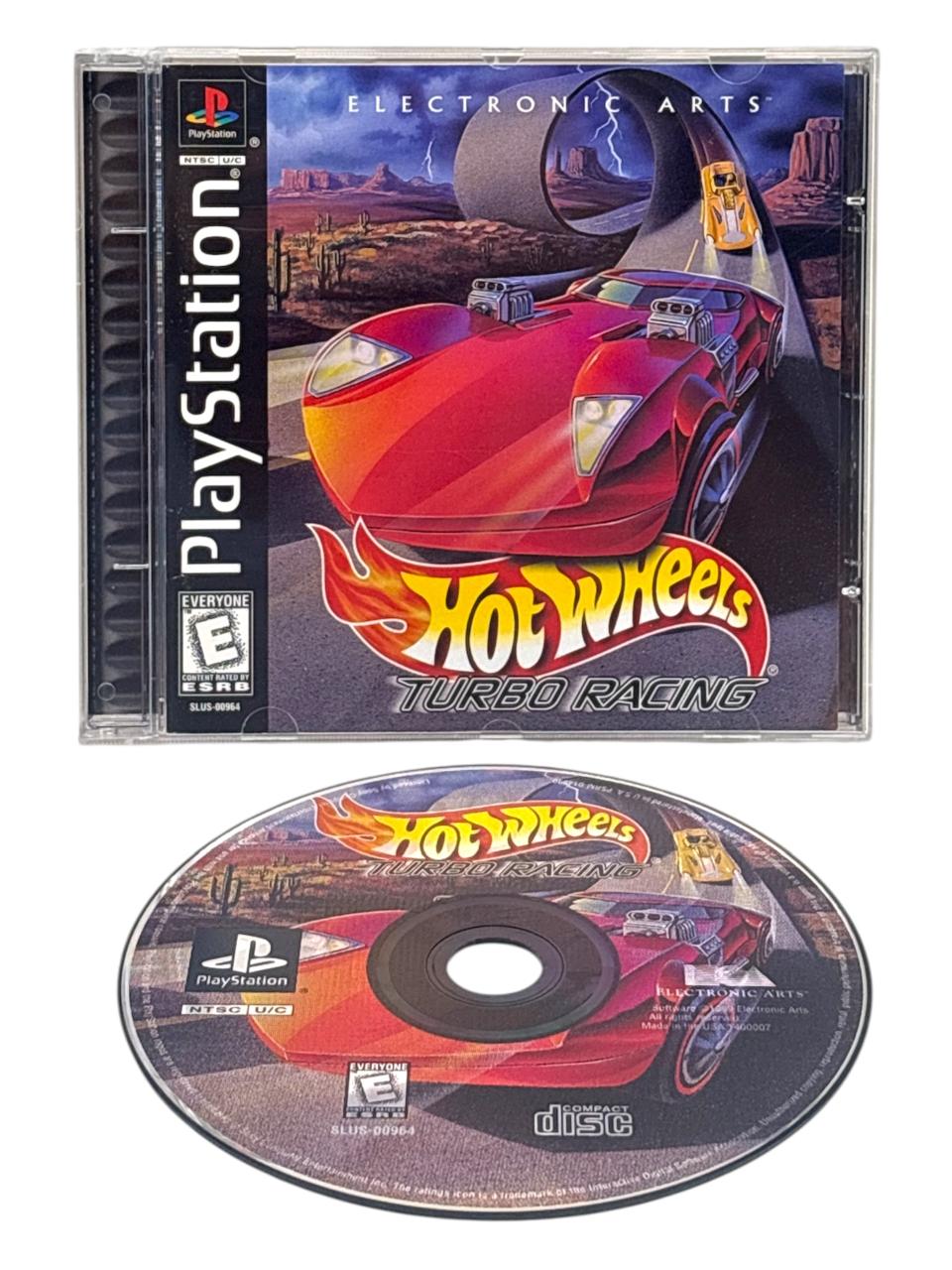 HOT WHEELS TURBO RACING - USADO - PS1 - World Colecionáveis