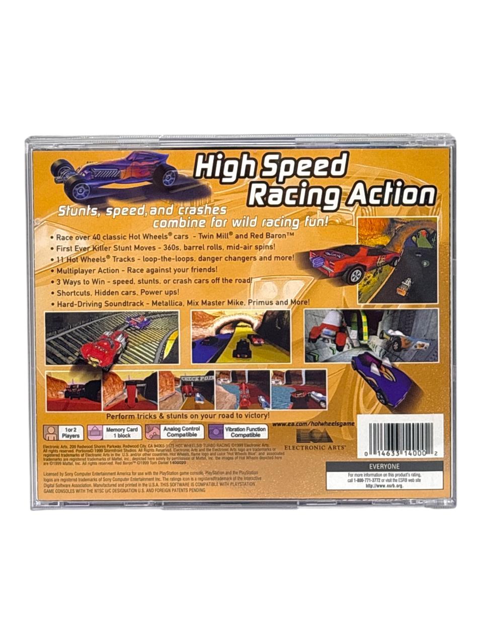 HOT WHEELS TURBO RACING - USADO - PS1 - World Colecionáveis