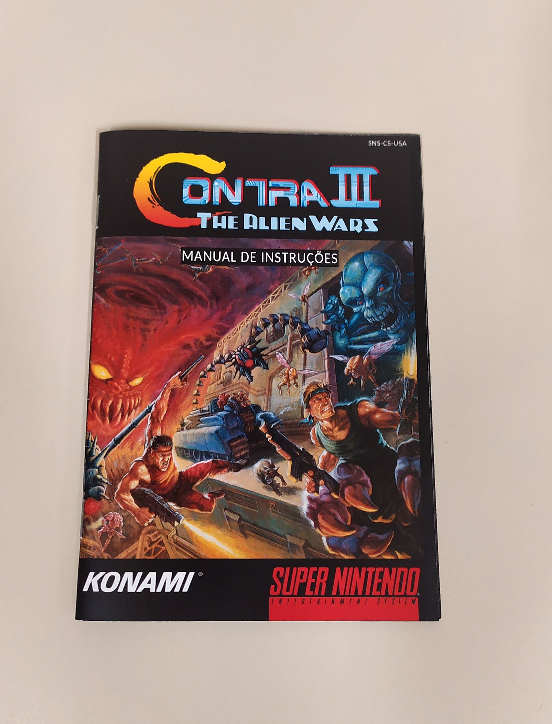 JOGO SUPER NES - CONTRA 3: THE ALIEN WARS (1)