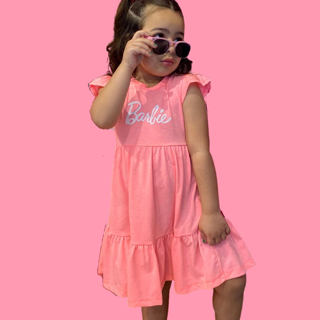 Macacão Roupa Body Fantasia Infantil Barbie Girl Menina